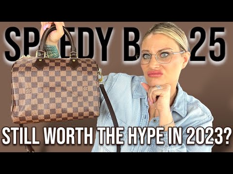 LOUIS VUITTON SPEEDY 25 BANDOULIERE-- WORTH IT?!/DESIGNER BAG REVIEW/LUX  EVERY DAY BAG/ MERLOVESLUX 