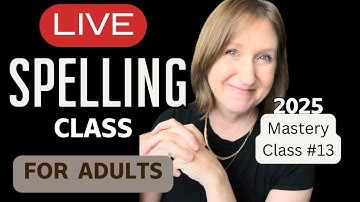 Learn to Spell FAST for Adults [LIVE] 2025 SPELLING MASTERY 13| Learn Spelling with April McMurtrey