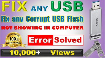Fix USB flash through cmd | Fix any Corrupt flash drive pendrive usb | Fix usb error | IT Adobe