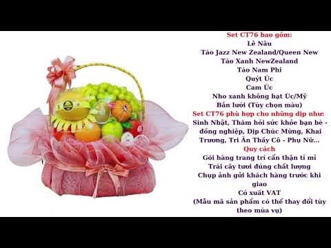 Giỏ Trái Cây Quà Tặng CT76