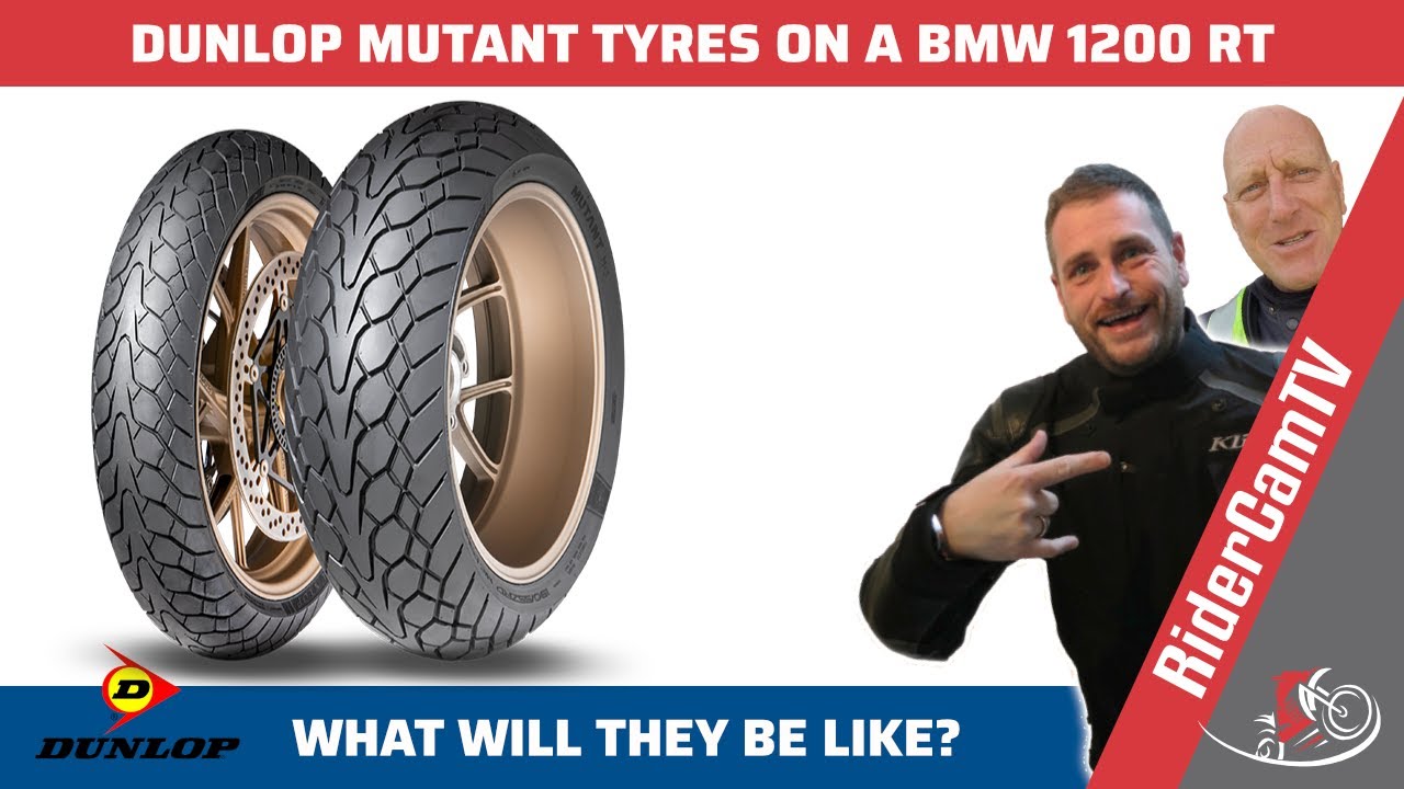 Dunlop Mutants on a BMW 1200 RT | A new set of tyre on Barney! - YouTube