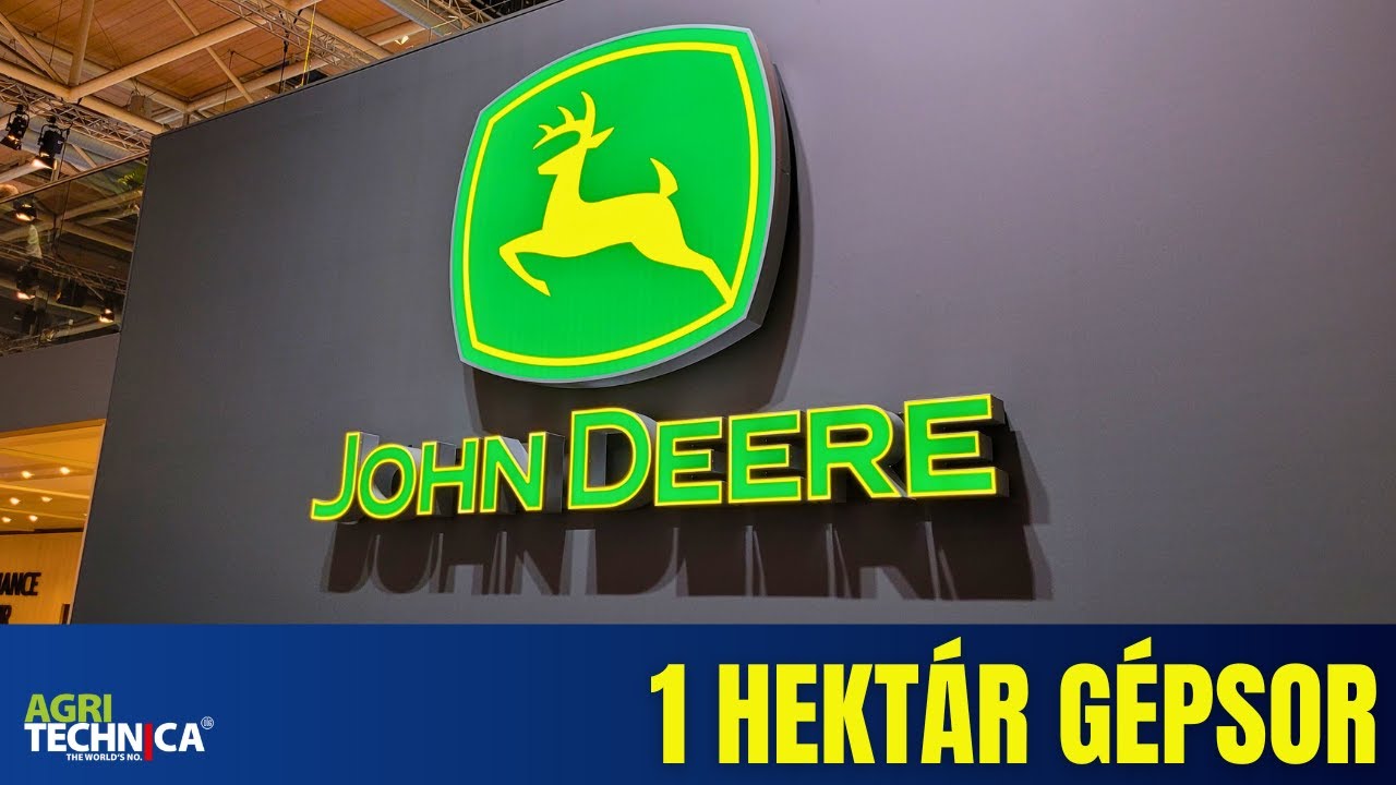 Megnéztük a John Deere teljes technológiai sorát – brutális újdonságok az Agritechnikán!