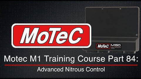 Motec M1 Training Course Part 84: Advanced Nitrous Control | Evans Performance Academy