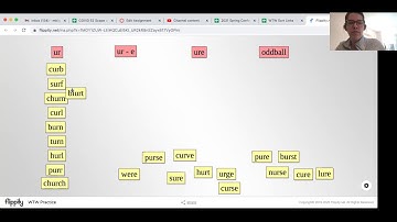WTW Word Pattern Sort 29 Video Lesson