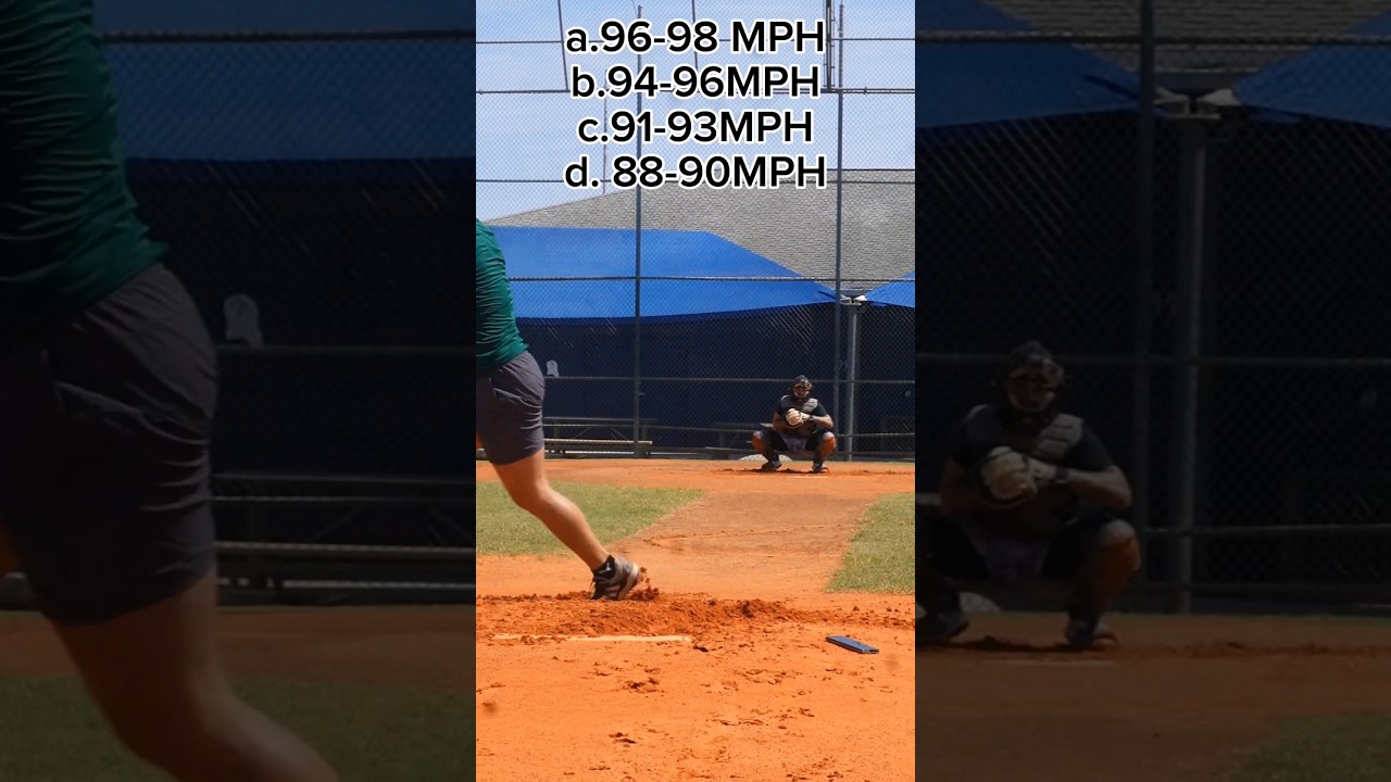 Guess the VELO ⛽️ #pitcher #velocity #fastball #throwhard #90mph #95mph ...