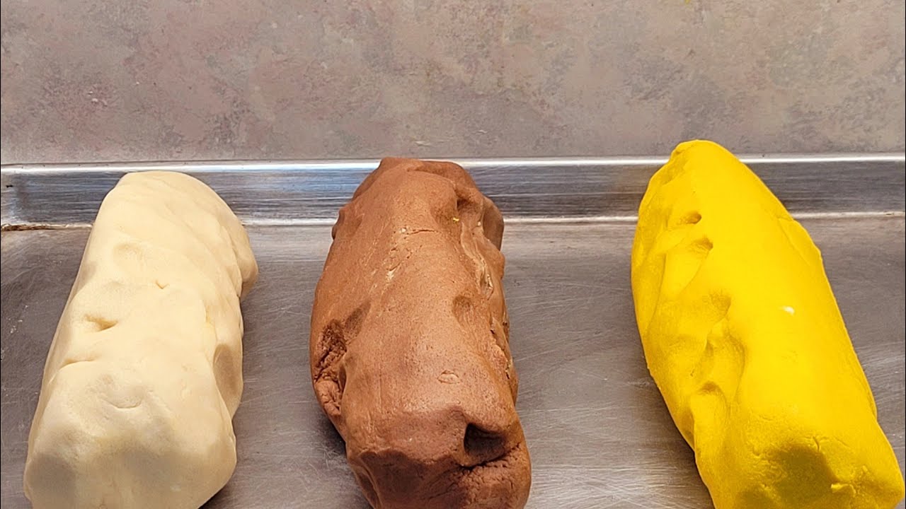 mira que fácil hacer pasta de concha de colores y sabor