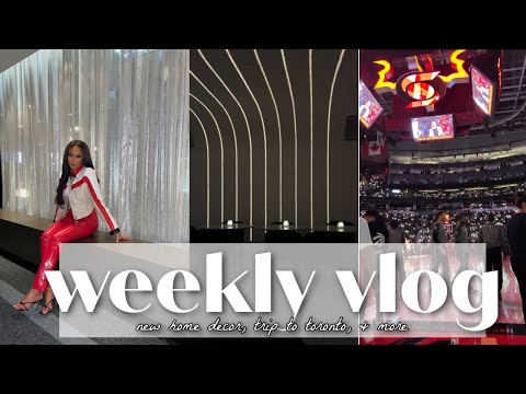 WEEKLY VLOG| FIRST COURTSIDE GAME, NEW HOME DECOR & MORE @SymphaniSoto