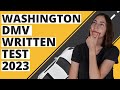 Washington dmv written test 2023 60 questions with explained answers