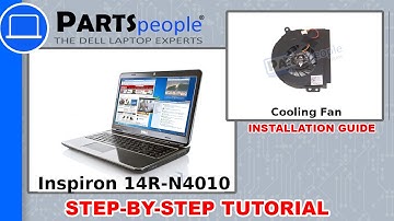 Dell Inspiron 14R-N4010 (P11G-001) Cooling Fan How-To Video Tutorial