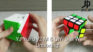 YJ YuFu v2 M & QiYi Sail W Unboxing | JPearly (+ Quick Shout Out)