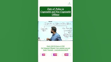 Duty of Police in Cognizable and Non-Cognizable Offence