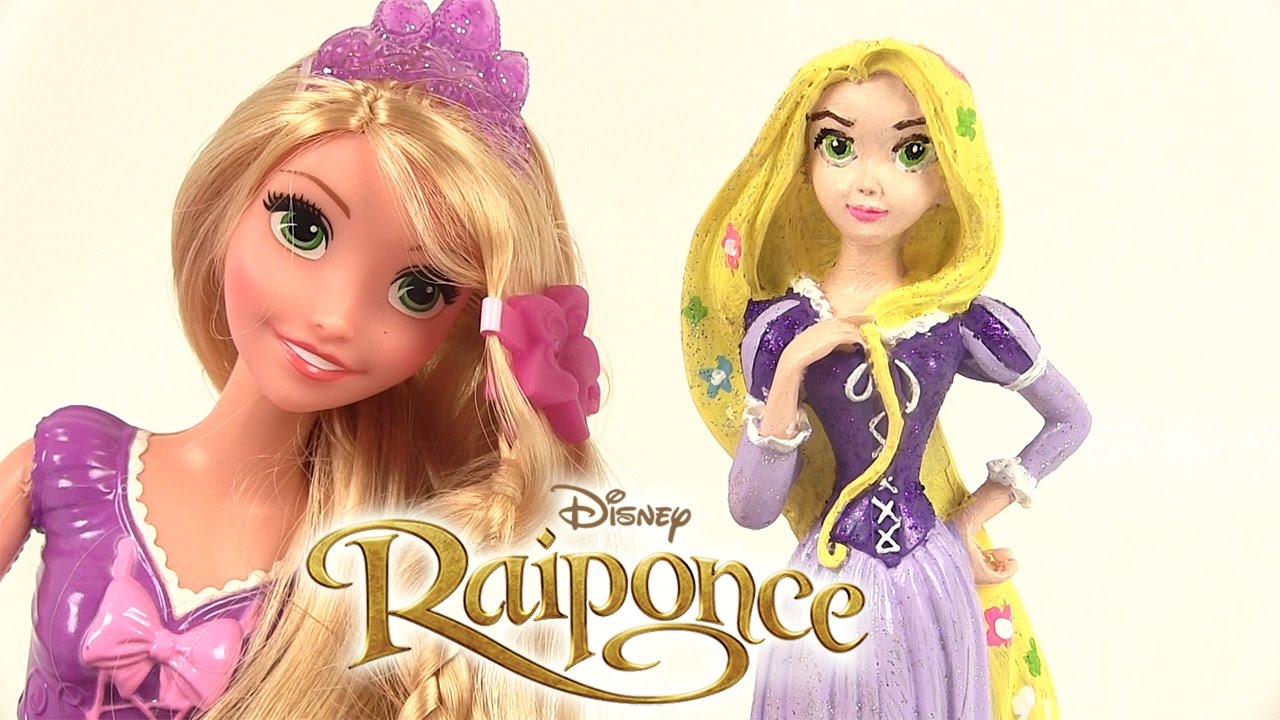 Raiponce Figurine à Peindre Princesse Disney Rapunzel Paint Your