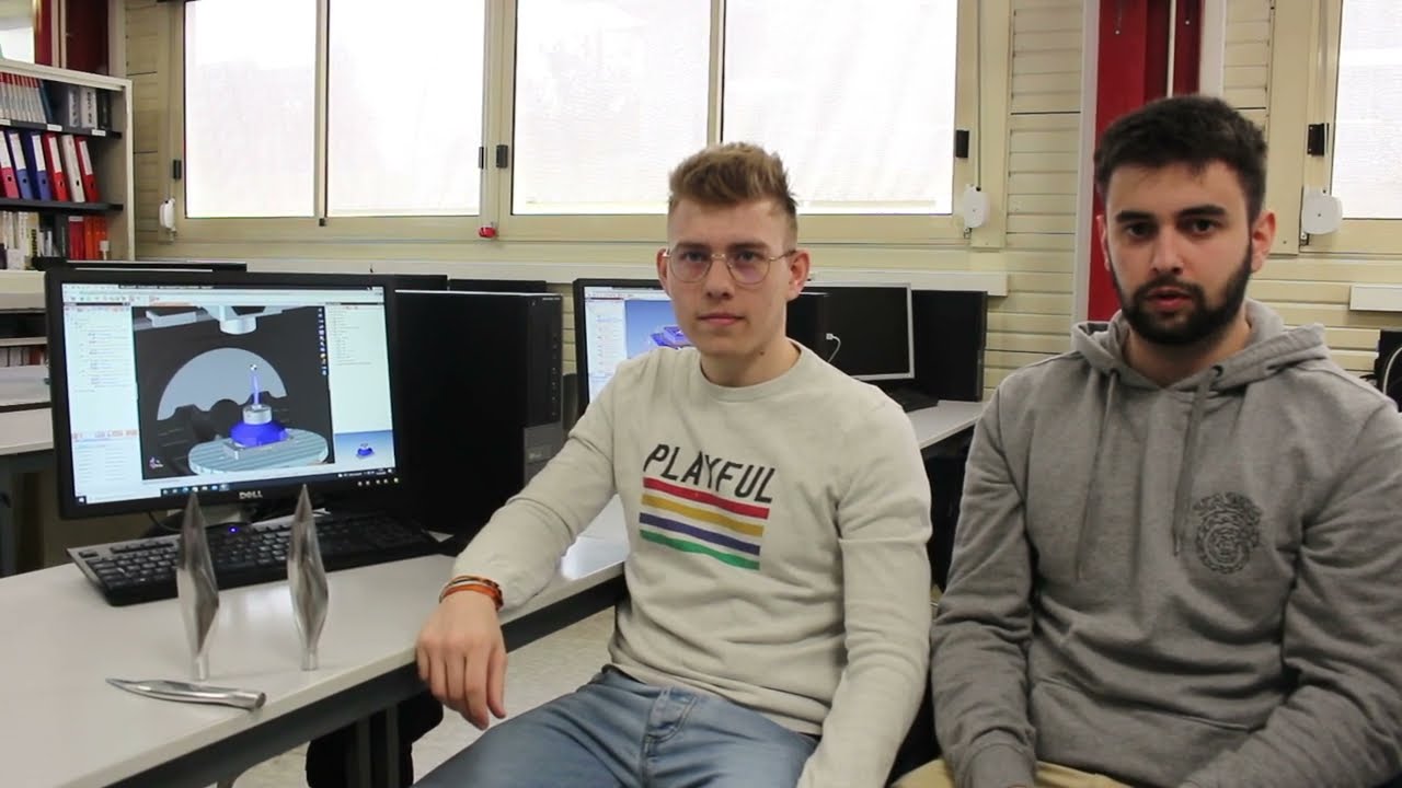 Réalisation d'une éolienne par les BTS CPRP (Amboise) du Pôle formation UIMM Centre-Val de Loire