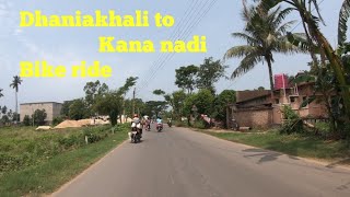 Dhaniakhali to Kananadi bike ride