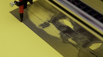 Pen plotter portrait drawing | Aili Maimaiti