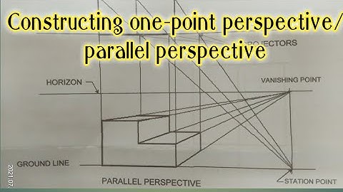 How to construct ONE-POINT PERSPECTIVE/PARALLEL PERSPECTIVE? | Mechanical method | Tagalog tutorial.