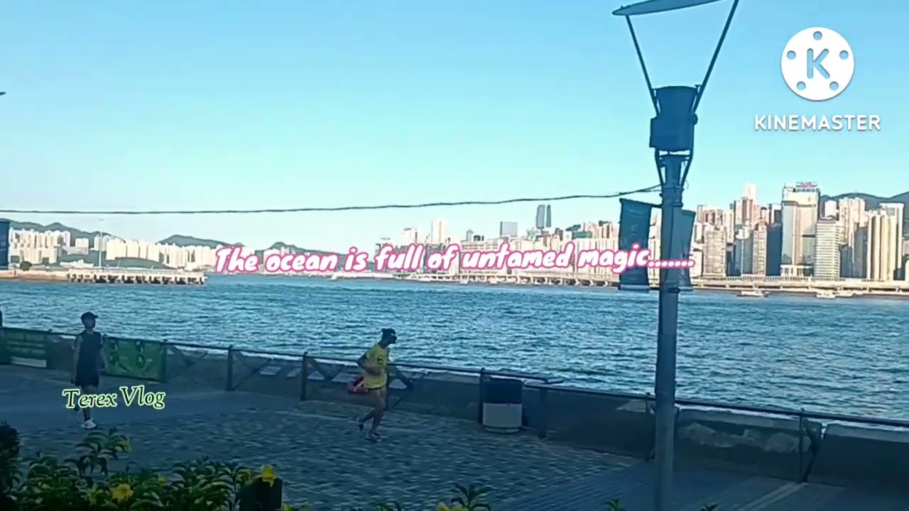 RELAXING at TSIM SHA TSUI PROMENADE, HONG KONG