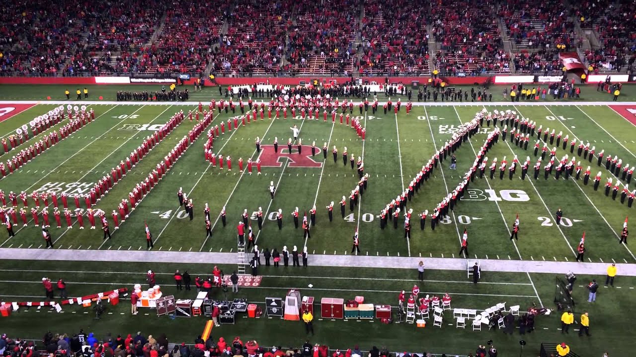 Rutgers Marching Band & Indiana University Marching Band Halftime Show