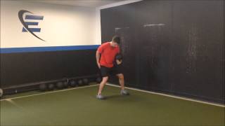 STANDING MEDICINE BALL ROTATION SCOOP THROW