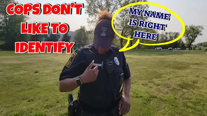 Female Cops ID Refusal | Her Name Is Right Here