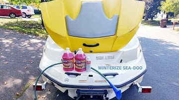 Winterize Sea Doo Sportster Rotax 4 Tec / Boat / 2006