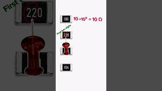 SMD Resistor ki coding ⚡⚡#electronics #education #tech #viral #shorts #video ⚡😄❤️
