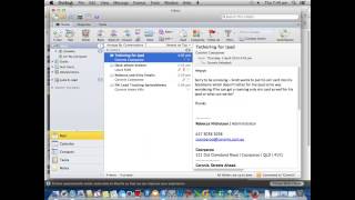 Adding a dynamic html email signature to outlook on mac 2011