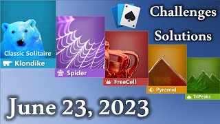 Information Microsoft Solitaire Collection: June 23, 2023 Guide