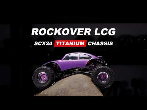 INJORA ROCKOVER Titanium LCG Chassis Kit for SCX24 | Build, Body Fitment & Rock Crawl