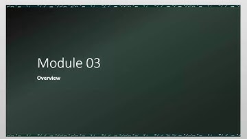 Python Module 03-01 Overview
