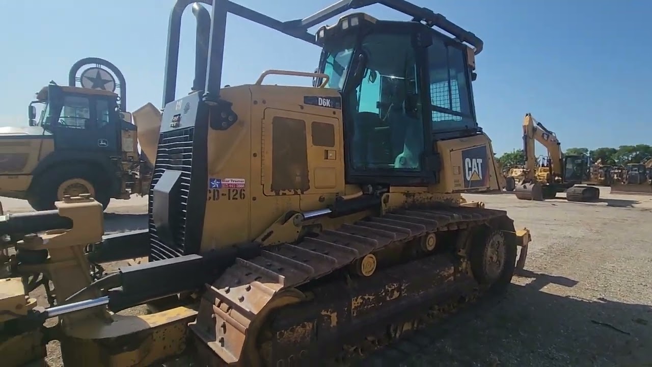 Cat D6K Track-Type Bulldozer Tractor - YouTube