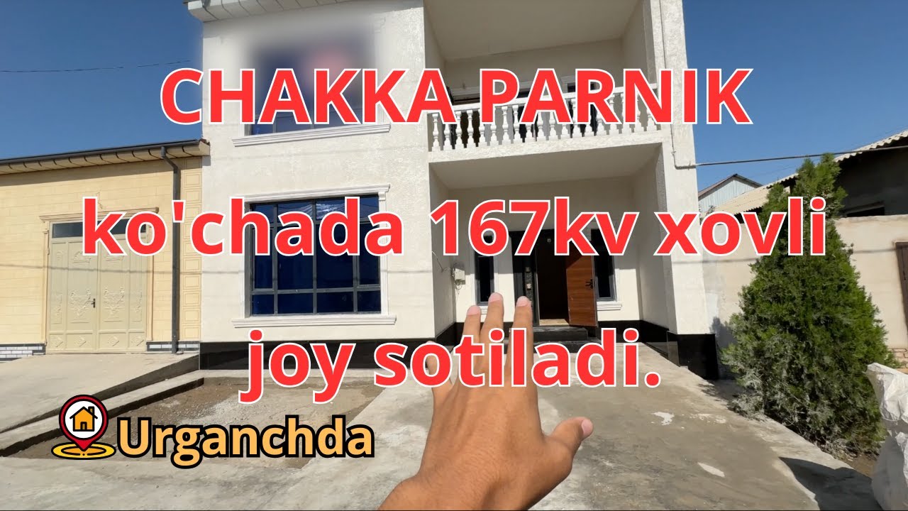 CHAKKA PARNIK ko'chada 167kv xovli joy sotiladi.