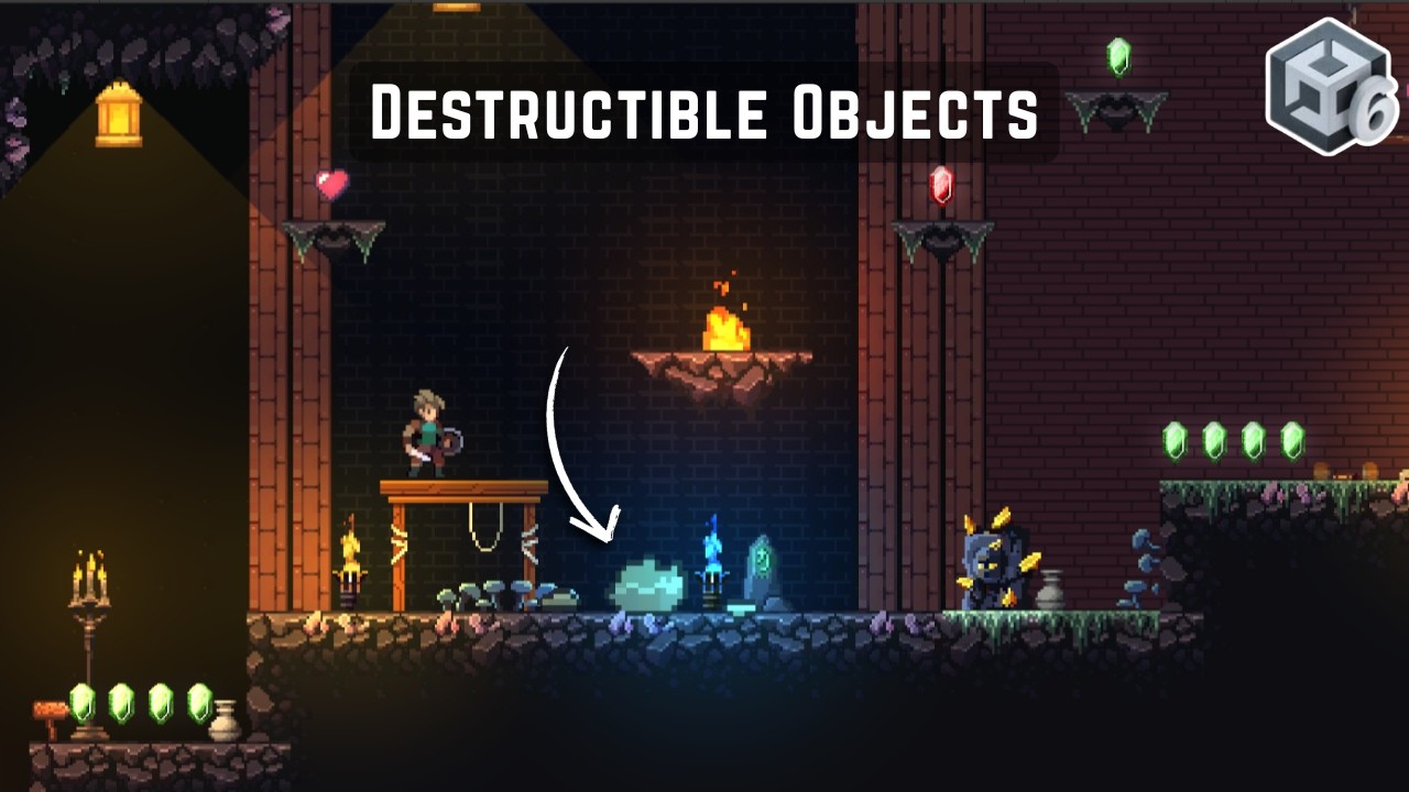Beginner Tutorial on How to Make Destructible Objects in Unity for a 2D ...