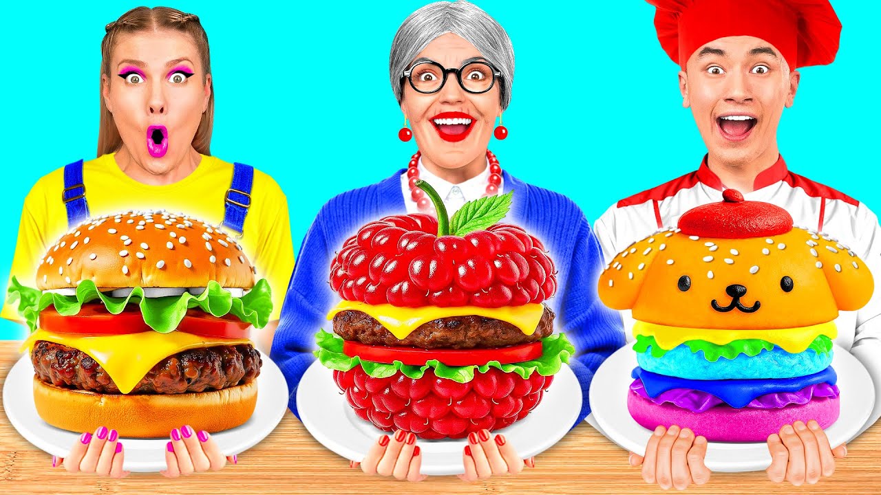 Кулинарный Челлендж: Я против Бабушки | Забавная Кулинарная Битва от AZaZa Challenge