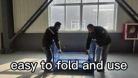 How to assemble Collapsible wire mesh containers