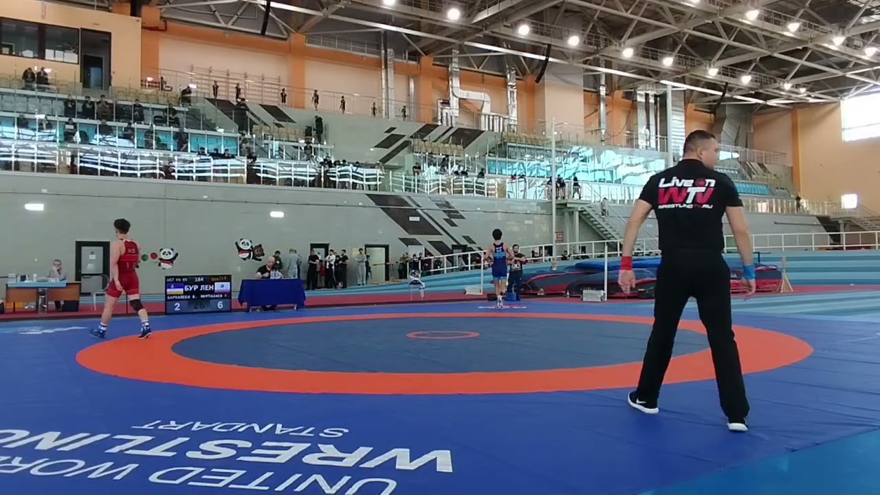 Бархалаев Вячеслав (БУР) -Муртазаев Гамзат (ЛЕН) Квалификация 65кг, Вольная Борьба Первенство России