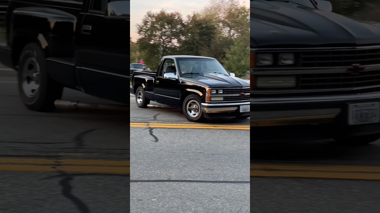 Chevrolet C10 OBS 1988 года выпуска, короткая платформа, боковые подножки 