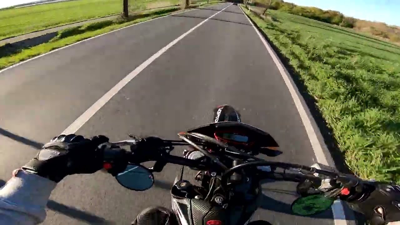 FULL THROTTLE WITH BETA RR125 XRacing Exhaust RAW No Wind Noise