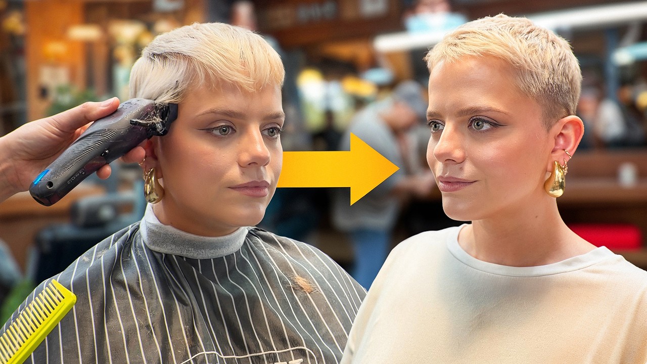 Она не рассказала мне о своем плане: суперкороткая стрижка пикси!