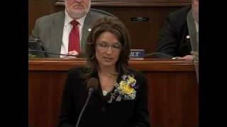 1 Of 3 - Governor Palin 2009 State Of State Address