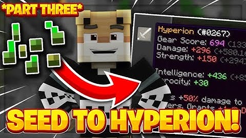 Farming from NOTHING to a Hyperion!! (Part 3) -- Hypixel Skyblock
