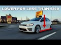 HOW LOWER ANY CAR FOR LESS THAN $100