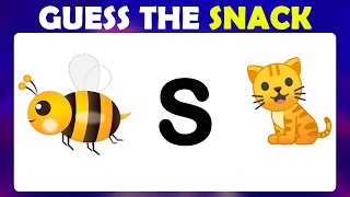 Can You Guess The Snack From Emoji Challenge  Food Quiz Emoji Game World Riddles Quiz Picture Puzzle