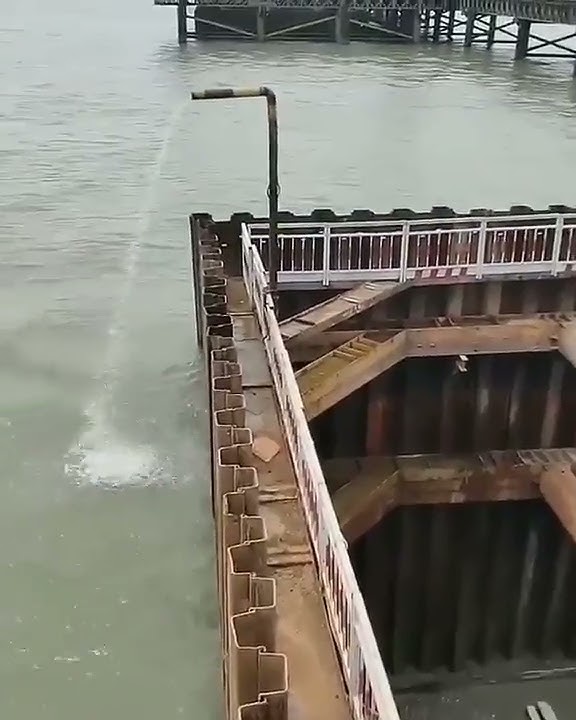 Dewatering, Sheet pile, cofferdam , Pile Foundations prepare to pipe cap,Bridge Construction process
