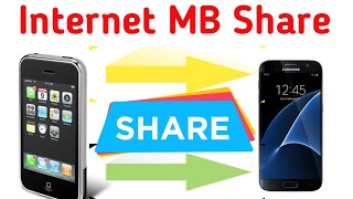 How to share Zong Mb|| Internet Package share ||