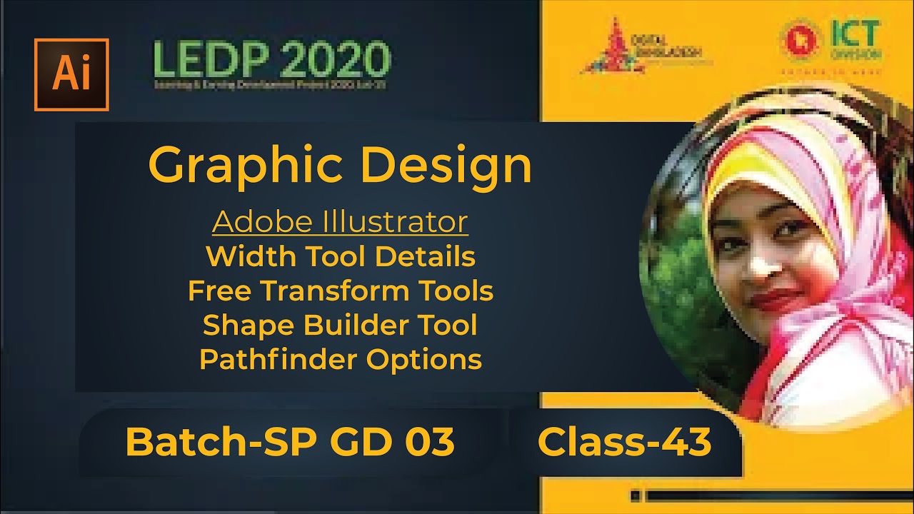 Width Tool | Shape Builder Tool | Class 43 | Batch SP GD 03| LEDP 2020 | Graphic Design Class