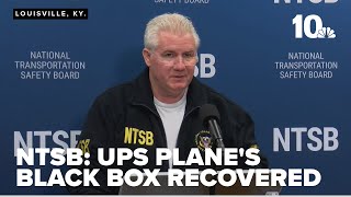 NTSB says engine fell off UPS plane before it crashed in Louisville, Kentucky