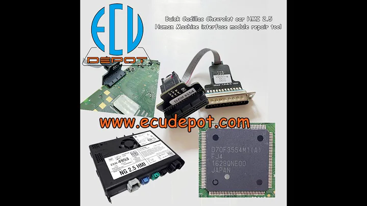 GM Group Buick Cadillac Chevrolet human Machine interface module HMI 2.5 HMI MCU D70F3554 adapter