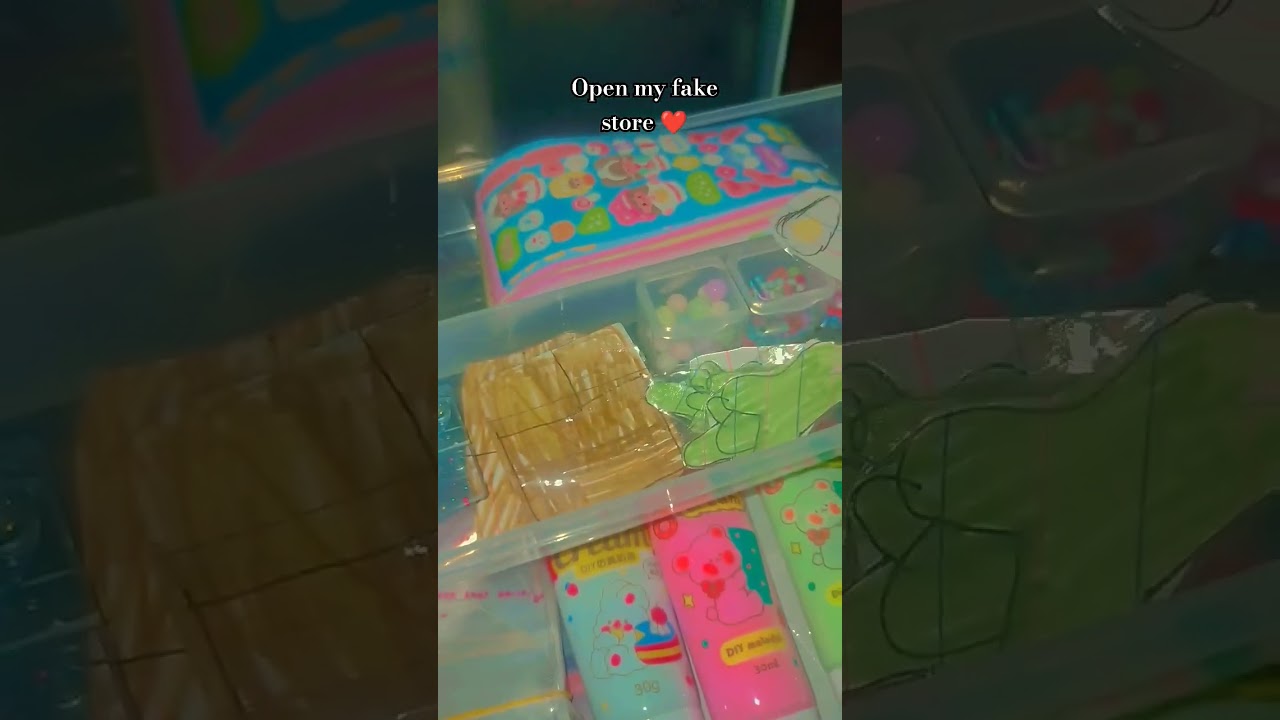 Open my fake store with me part 1