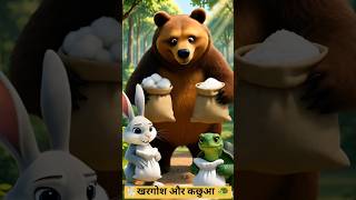 🐇खरगोश और कछुआ 🐢 |Tortoise and Hare | Hindi Moral Story नैतिक कहानी जो दिल छू ले❤️ | #shorts new2025